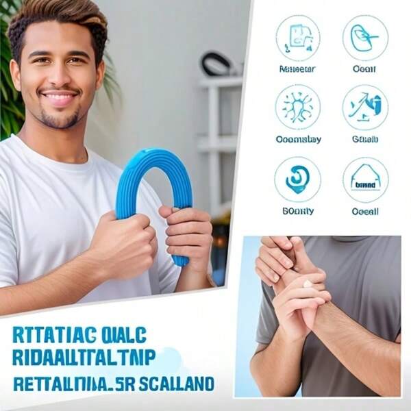 Barra de torção, barra de resistência, barra de fitness de torção manual, barra de resistência para treinamento de força de braços e pulsos, academia, esporte, ginásio, exercício em casa, pegada manual