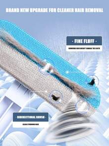 Este cepillo de pelo multifuncional es una herramienta perfecta para limpiar el pelo de gatos y perros. Es un quitapelos de tres en uno apto para eliminar el pelo de mascotas de sofás, alfombras, ropa y camas.