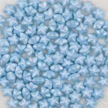 100 pezzi di perline di cera lacca di colore metallico a forma di stella vintage, perfette per decorare buste, inviti di matrimonio, confezioni regalo, articoli per la scuola, forniture scolastiche