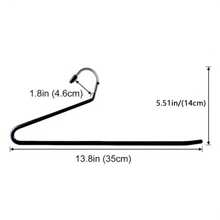 10/20 Pcs Space - Saving Goose - Shaped Z - Type Pants Hanger! Metal Multifunctional Pants Storage For Home & Clothing Stores. No - Slip & Tidy, Ideal For #ClothingStorage & #HomeOrganization! Christmas Stocking Fillers,Gifts,Funny Gifts,Ramadan,Personalised Gift,