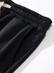 Pantaloni in maglia leggeri da uomo, pantaloni casual alla moda versatili da passeggio, oversize e morbidi con vita con cordoncino e tasche, durevoli, adatti per l'autunno, ottimo regalo per marito o fidanzato, indossabili per strada, pendolarismo, all'aperto, vacanza