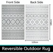 Famibay Outdoor Rug Waterproof Garden Patio Rugs Plastic Straw Mats Reversible Garden Carpet Mat Outdoor Lightweight Portable Picnic Blanket For Camping RV Deck Beach Balcony BBQ
