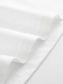 Teen Girl Summer Clothes Simple Letter Print Crew Neck T-Shirt, Basic Short Sleeve Casual Top, Lightweight Soft Fabric Tee, Teen Shirts Girls Clothes Daily Outfits - 白色 - 查看 6
