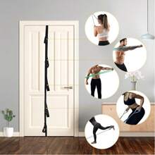 1pc Door Resistance Bands, No Drill No Installation Home Gym Fitness Assisted Device, Portable Exercise Equipment