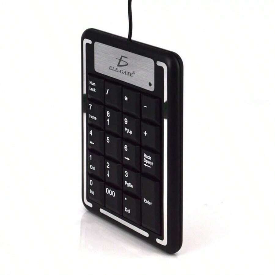 Teclado numérico USB para PC, computadoras - Blanco - Ver 1