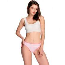 Women's Breathable Cotton Thong Panties ,Pack Of 6