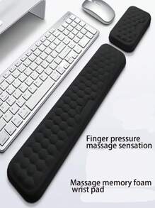 1 Peça Descanso de Pulso de Teclado Mecânico Espuma de Memória Mouse Pad Volta às Aulas Mouse Pad Gamer