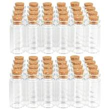 Glass Bottles With Cork 5/30/50Pcs 10ml Spell Jars Potion Bottles Halloween Decor Wish Bottles For BabyShower Wedding Favors Party Decoration DIY Art Storage Accessories