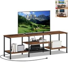 Mueble Para Tv Moderno,para 55-75 Pulgadas Mesa De Tv - Marrón - Ver 1