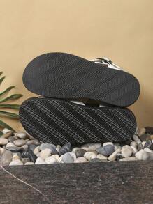 Women Flat Sandals, New Thick Bottom Black Sandals, Roman Style Sandals Non-Slip Versatile Fashion Sandals, Summer Casual Beach Sandals
