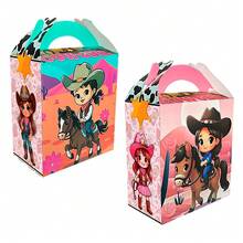 Vaquera Niña 20 cajas dulcera - Camel - Ver 1