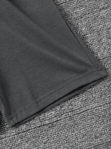 Tween Boy Letter Print Round Neck Short Sleeve T-Shirt And Shorts Set
