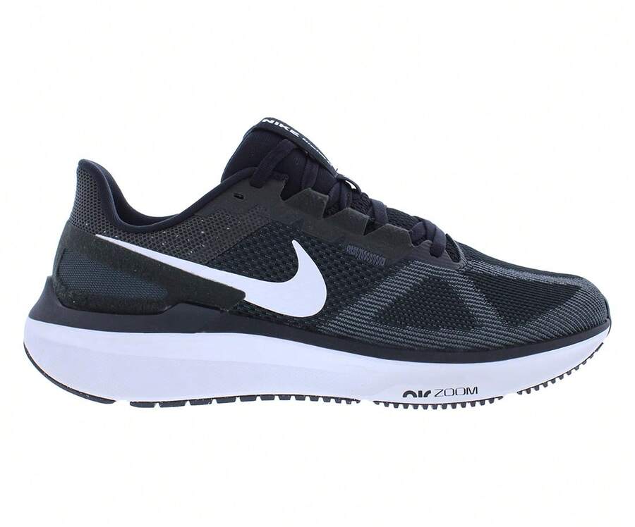 Nike Air Zoom Structure 25 Womens Shoes - 黑/白/深煙灰 - 查看 1