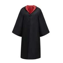 Potter Wizarding Robe Cosplay Costume Harry Halloween Cloak Wizarding Robe Performance Costume Graduation Photo Outfit; College Style Class Uniform For University Students