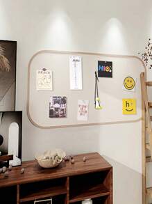 1 Stück nordischer Stil dicker Filzhängeboards (40 x 80 cm), selbstklebende, rückstandsfreie Fotowall - Multifunktionale Dekorationstafel für Büro/Wohnheim, Schmuckständer + abnehmbarer Memo, familienfreundliches Design im orientalischen Stil