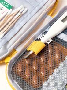 1-4 pièces, Trousse de premiers soins portable, Boîte à pilules, Sac de rangement portable pour médicaments, Sac de rangement pour pilules, Utilisé pour ranger les médicaments, les articles divers, pour les voyages, la vie quotidienne, les déplacements professionnels, les vacances, les sorties printanières