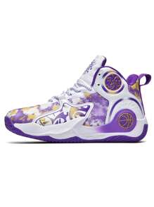 Zapatos unisex para hombres, mujeres, adolescentes, estudiantes, deportes, correr, baloncesto, antideslizantes, duraderos, transpirables, con patrón de camuflaje, acabado asimétrico pintado a mano, envío aleatorio