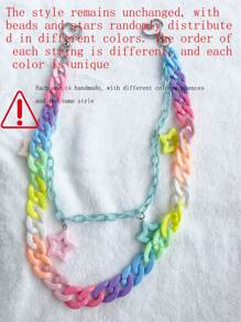 School Backpack Accessories Decoration Cartoon Curly Hair Chain Strawberry Pendant Colorfast Chain Strap Bag Decoration