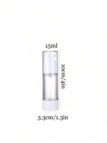 Botella con bomba de vacío, botella de loción vacía reutilizable, envase de almacenamiento de cosméticos, botella de crema y loción portátil para viajes, set de viaje con botella rociadora, botella de loción humectante, artículo de viaje, regalo del Día del Padre