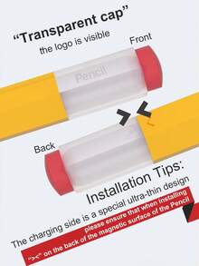 Christmas Gift Season Retro Pencil Shape Protective Case Compatible With Apple Pencil Pro Case & Apple Pencil 2nd Generation Case, Compatible With Magnetic Charging, Double Tap, Squeeze, Haptic - Multicolor - View 2