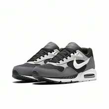 Nike Air Max Correlate 休闲低帮运动鞋，舒适运动休闲鞋，男女通用，黑色和灰色 - 黑灰 - 查看 2