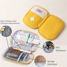 1-4 pièces, Trousse de premiers soins portable, Boîte à pilules, Sac de rangement portable pour médicaments, Sac de rangement pour pilules, Utilisé pour ranger les médicaments, les articles divers, pour les voyages, la vie quotidienne, les déplacements professionnels, les vacances, les sorties printanières