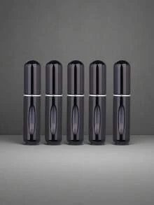 5 件/4 件/3 件/2 件/1 件 5ml 可再填充香水瓶、便携式可再填充香水雾化器瓶、可再填充香水旅行喷雾瓶、迷你便携式空液体容器、旅行必需品、海滩旅行收纳袋、适用于香水、女士香水，适合度假、露营、度假、返校