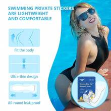 Almohadilla impermeable para nadar para niñas/mujeres | Almohadilla íntima para nadar | Protección íntima amigable con la piel | Uso diario y para nadar anti contaminación | Parche adhesivo reutilizable | Para nadar, spa, parque acuático - Multicolor - Ver 5