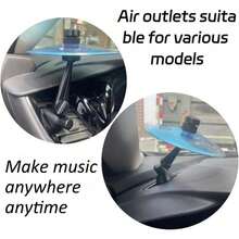 Platillo de choque para coche, platillo de ventilación para coche, mini platillo de crash de tambor para ventilación de coche, mini platillos para coche - Multicolor - Ver 4