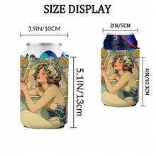 Coozie For Cans, Bottles, Slim Cans, Pint Glasses, Party Cups, Coffee - Can Cooler - Insolated Neoprene Sleeve - Multicolor - View 6