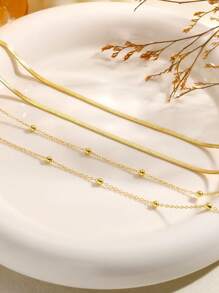 HOTNICE Cadena para la cintura de mujer en capas, Accesorio sexy minimalista de cadena de cuentas redondas para bikini y playa, Accesorios de joyería de verano para mujer