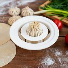 1pc Easy-To-Take-Off Non-Stick Dumpling Machine- ABS Kitchen Gadget, Making Perfect Jiaozi And Steamed Buns. - Multicolor - View 2