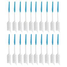 Mini Dental Floss Picks - Soft Silicone Interdental Brush Floss Sticks, Disposable Use Toothpick, Formaldehyde Free Oral Care For Teeth And Gum Health Cleaning - Multicolor - View 12