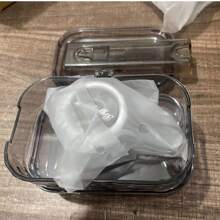 1pc - Suction Cup Soap Dish, Strong Vacuum Suction Cup Punch-Free Soap Dish, No Drilling Required, Removable, Suitable For Shower, Bathroom, Bathtub And Kitchen Sink Soap Dish