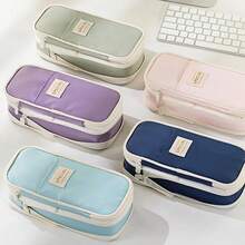 1pc Creative Pencil Case Pouch Desk Storage Bag Students Gift Large Capacity Pen Case Bags Multifunctional Pen Case Makeup Storage Bag Travel Bag Stationery School Supplies Office,Back To School,School Supplies,Pencil Pouch,School Bag