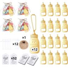 20 Sets Baby Shower Favors Bottle Opener, Baby Shower Party Favors Opener, Baby Shower Favors For Guests, Baby Shower Return Gifts For Guest, Baby Shower Party Favors For Girl/Boy - Gold - View 8