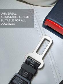 1pc Pet Car Restraint, Dog Leash, Cat Car Leash, Retractable Shock-Absorbing Reflective Strap Tether Leash, Forr Pet Travel!
