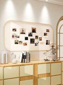 1 Stück nordischer Stil dicker Filzhängeboards (40 x 80 cm), selbstklebende, rückstandsfreie Fotowall - Multifunktionale Dekorationstafel für Büro/Wohnheim, Schmuckständer + abnehmbarer Memo, familienfreundliches Design im orientalischen Stil