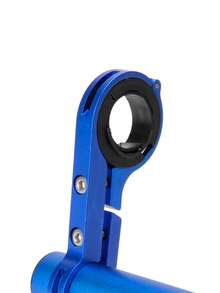 Estilo Boleiro Extensor De Guidão De Bicicleta Cor Azul 30 Cm Prolongador + Chave - Azul - Visão 4