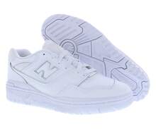 New Balance 550 Mens Shoes - White/White - View 5