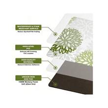 Teal Kitchen Mats Set Of 2 Cushioned Anti Fatigue Kitchen Rugs Non Slip Waterproof Runner Memory Foam Kitchen Floor Mat Comfort Standing Mat For Sink,Office,Laundry - Sage Green - View 6