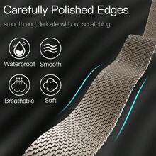 1 Pieza Correa deportiva magnética unisex estilo Milanese Loop compatible con Apple Watch de 38mm, 40mm, 41mm, 42mm, 44mm, 45mm, 49mm, S10 de 42mm y 46mm. Brazalete de moda casual para hombres, ajustable, de acero inoxidable, resistente al agua y transpirable, para uso diario, fiestas, verano. Accesorio de reloj inteligente, regalo para el Día del Padre, vacaciones para hombres y mujeres.