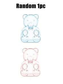 クマ型 キャンディボックス 12個セット クリア 詰め替え可能 オーナメント キャンディコンテナ ウェディングの引き出物 ブライダルシャワー ウェディング クリスマスパーティーのデコレーション - マルチカラー - チェックする 6