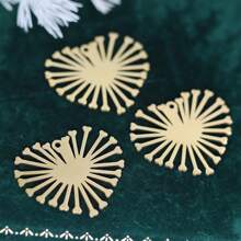 Set de 3 piezas/Lote de encantos de Body de señora con líneas exquisitas, artesanía DIY, borlas, pendientes, collares, fabricación de joyas, colgante de acero inoxidable de setas