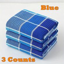 3 Pcs Dishcloths - , Absorbent, Lint-Free, Effective Cleaning For Kitchen & Bathroom - Dish Cloths, Cleaning Cloths, All-Purpose Cleaning Rags, Kitchen Towels