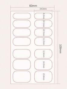 3D Floral Pink Nail Art Stickers, DIY Nail Jewelry, Faux Crystal Nail Decals - Baby Pink - View 3