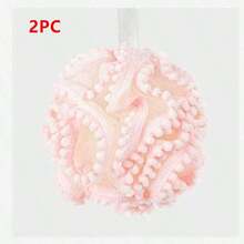 Cute Lace Soft Sponge Bath Ball Shower Rub Bath Shower Wash Body Pot Sponge Scrubber Color Healthy Massage Brush Home Bathroom Decor Fall Decor Back To School - Multicolor - View 13