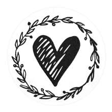 250-Pack Heart Stickers, 1.25 Inch Clear Vinyl Save The Date Labels, Ideal For Valentines Or Thank You Greeting Cards, Seals Envelope For Wedding Invites & Letters School Supplies,Back To School