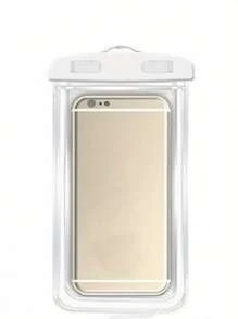 Étui de téléphone portable transparent et lumineux, étanche, avec écran tactile lumineux, pour la natation, le rafting, les sources chaudes et la plongée