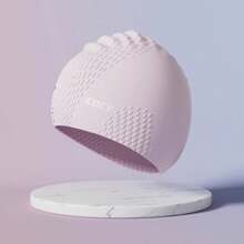 1 Pieza Gorro de natación de silicona grande adecuado para cabello largo - Diseñado para peinados largos, trenzados, rizados - Para mujeres y hombres, esenciales de playa, accesorios de playa, flotador de piscina